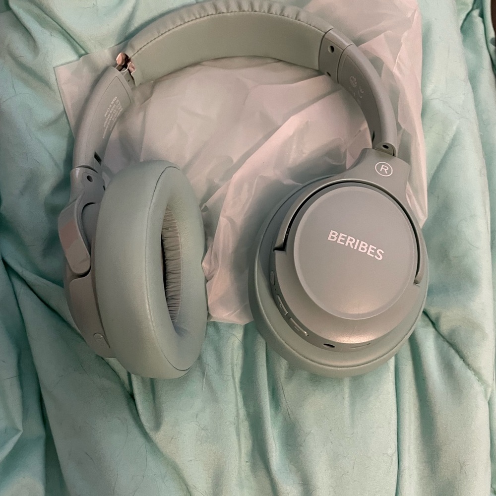 Beribes Bluetooth Mint Green Wireless Headphones